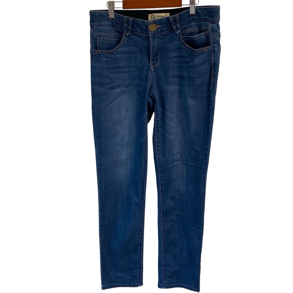 Democracy Ab Solution Women's Med Blue Six Pocket‎ Jeans Size 6